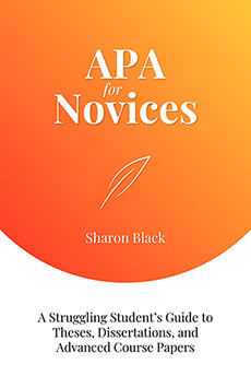 Book cover for APA for Novices