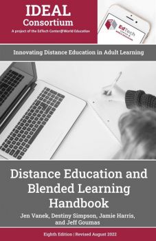 Book cover for IDEAL Distance Education and Blended Learning Handbook, 8th Edition