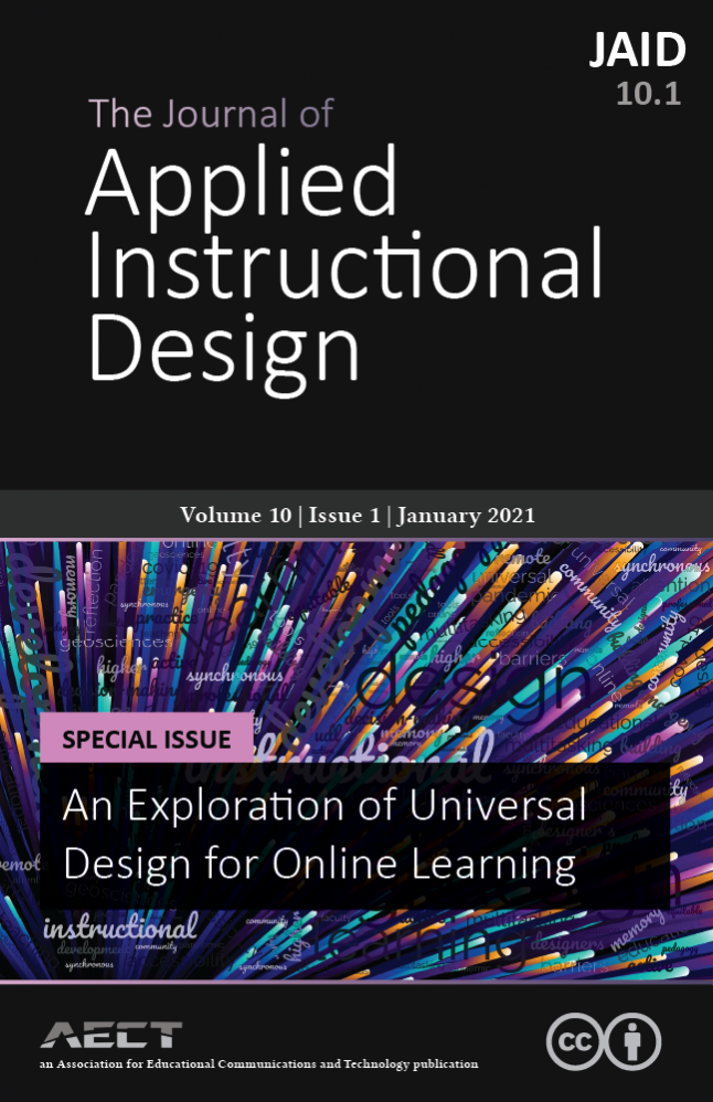 Adopting and Applying the Universal Design for Learning Principles in Online Courses