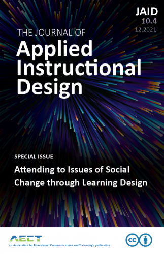 Cover for The Journal of Applied Instructional Design