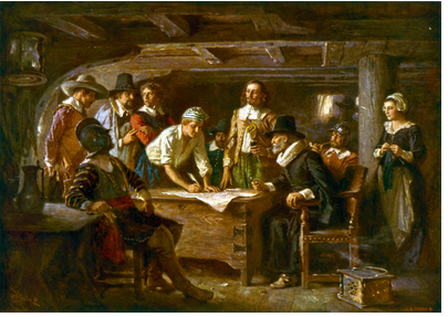 Signing of the Mayflower Compact