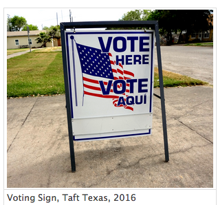 Voting Sign 2016