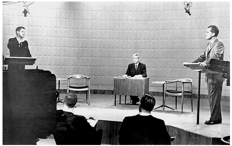 Photo of the first Kennedy Nixon presidential debate