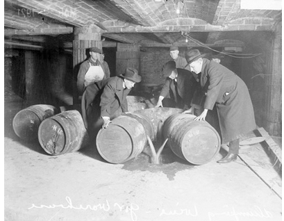 Agents Destroying Alcohol 1921