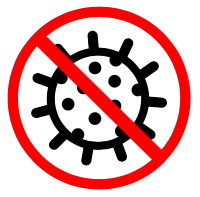 Anti-Coronavirus Sign 2020