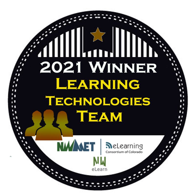 2021 Winner Learning Technologies Team - eLearning Consortium of Colorado