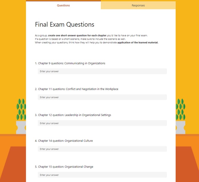 Figure 8: Final Exam Questions