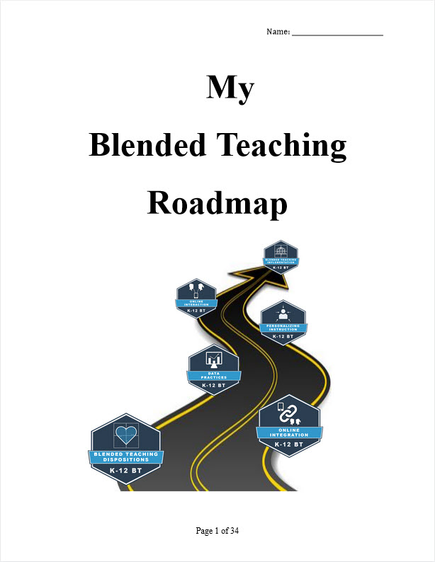 'My Blended Teaching Roadmap' Illustration