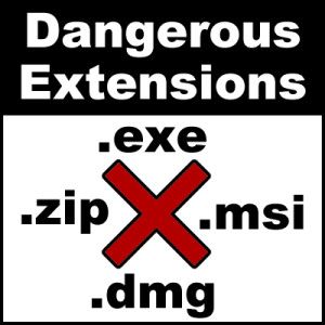 Dangerous extensions