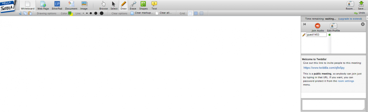 Twiddla screenshot