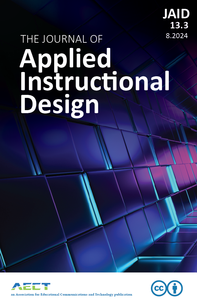 The Journal of Applied Instructional Design