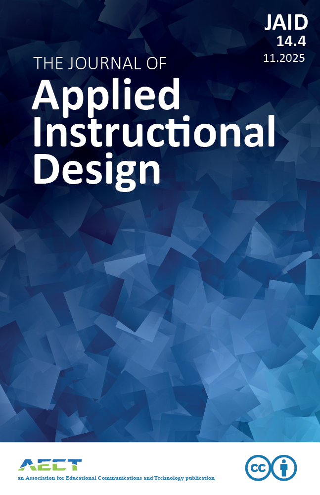 The Journal of Applied Instructional Design
