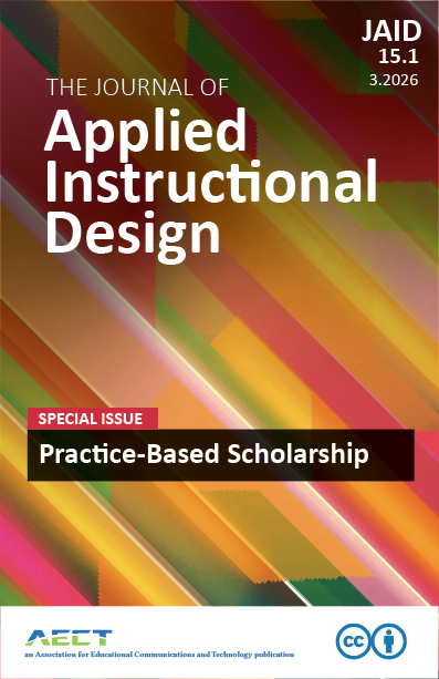 The Journal of Applied Instructional Design
