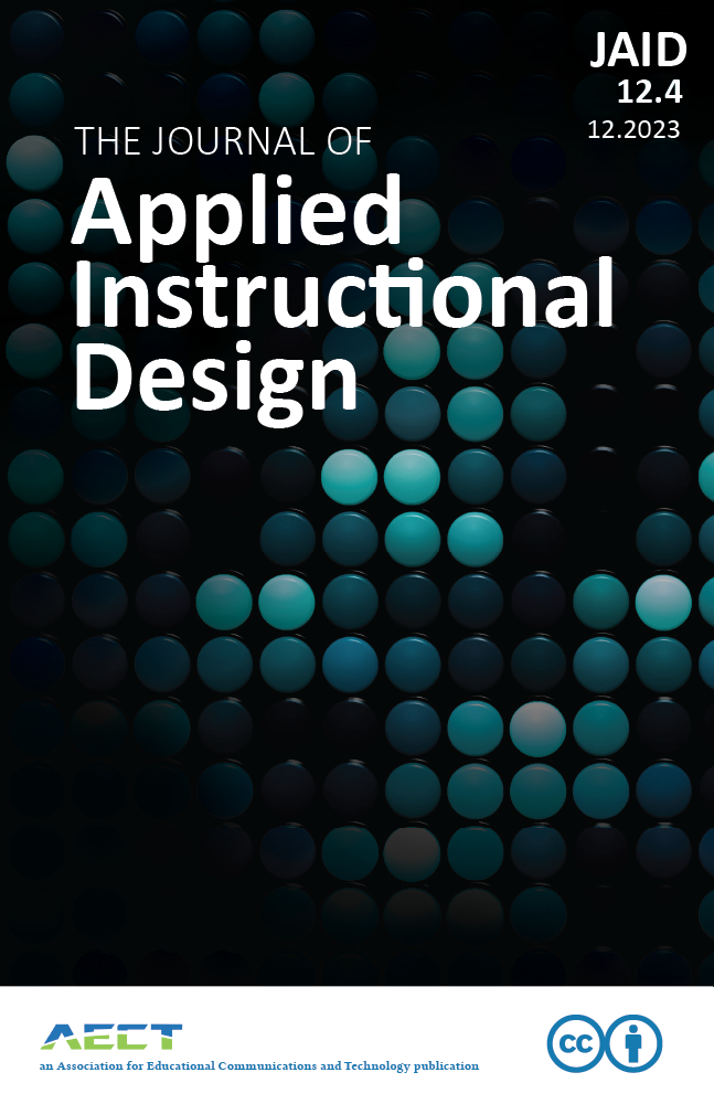 The Journal of Applied Instructional Design