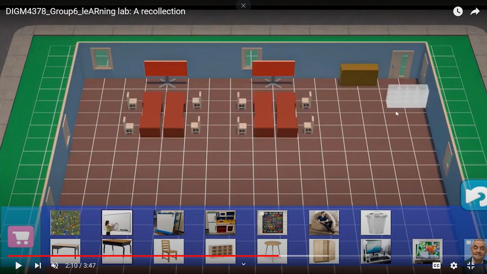 A video game of a room
Description automatically generated